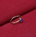 Nose Pin Girls Small Simple Round golden Crystal Nose Ring Nose Stud multicolor. 