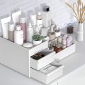 Plastic Makeup Storage Box Cosmetic Organizer Jewelry Box Small Drawer Office Home Miscellaneous, Organizer Storage Container / Plastic Drawer Cosmetic Box Desktop Make Up Jewelry Case Home Organizer Accessories Supplies Gear Stuff. 