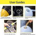 Manual Fuel Siphon Pump,Gas syphon hand pump,Portable Siphon Pump For Gasoline Diesel Liquid Transportation. 