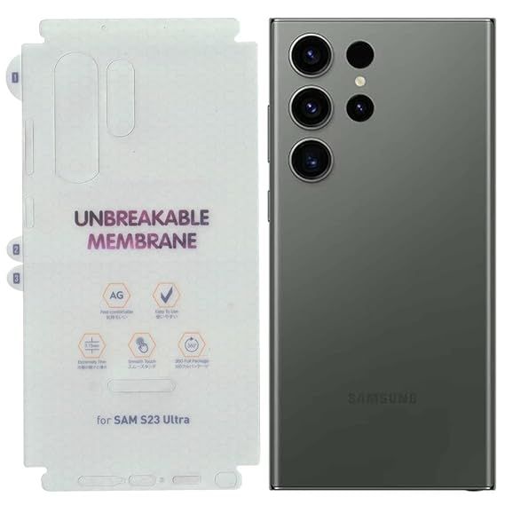 Samsung Galaxy S23 Ultra / S22 Ultra / S21 Ultra / Note 20 Ultra Back Membrane Sheet Transparent