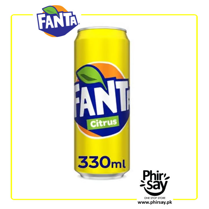 Fanta Can 330ml | Citrus Flavor | Imported