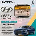 HYUNDAI SONATA CAR COVER TOP COVER PVC WITH COTTON FABRIC PLASTIC COVER WATER PROOF SCRATCH PROOF LARGE SIZE SMALL SIZE PREMIUM TOP COVER HIGH QUALITY GENIUNE CAR COVER LUXURY CAR COVER SUPER POLYESTER FABRIC PVC RUBBER  COATED FABRIC MICRO FIBER. 
