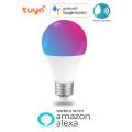 Smart LED Bulb RGB+WW+CW WIFI work with Google Home and Alexa. 