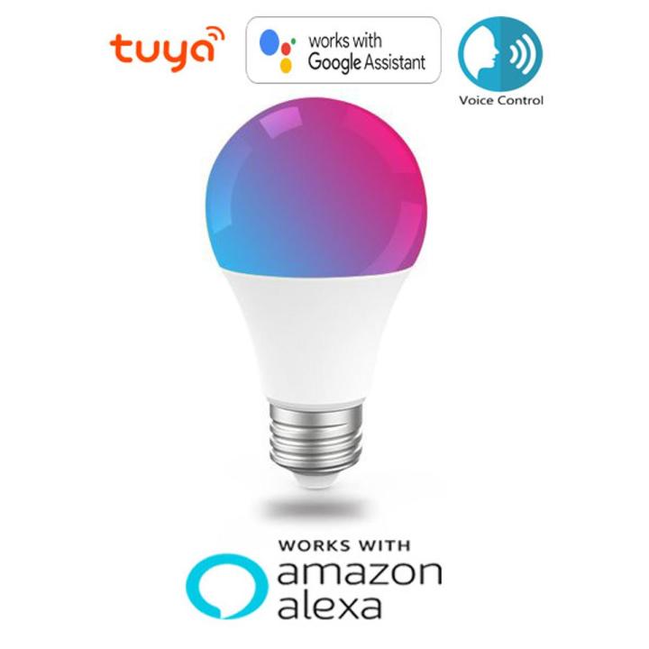 Smart LED Bulb RGB+WW+CW WIFI work with Google Home and Alexa