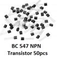 BC547 NPN Transistor | 5 pcs | 10 pcs | 25 pcs | 50 Pcs. 