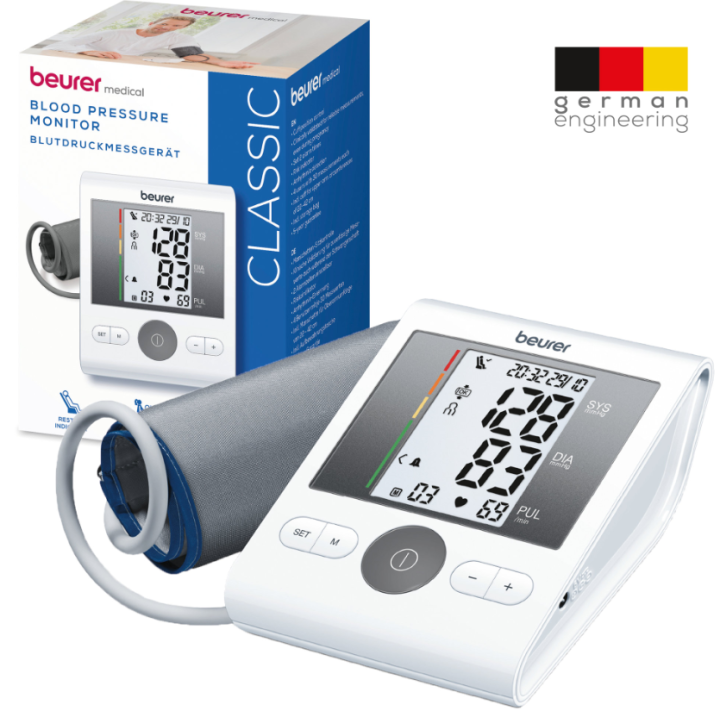 Beurer - BM 28 Upper Arm Blood Pressure Monitor With Universal Cuff White