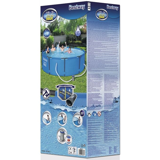 Bestway Steel Pro Max Pool Set 3.05m x 76cm (10′ x 30″) - 56408