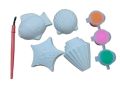 ceramic sea animals painting kit for kids. 
