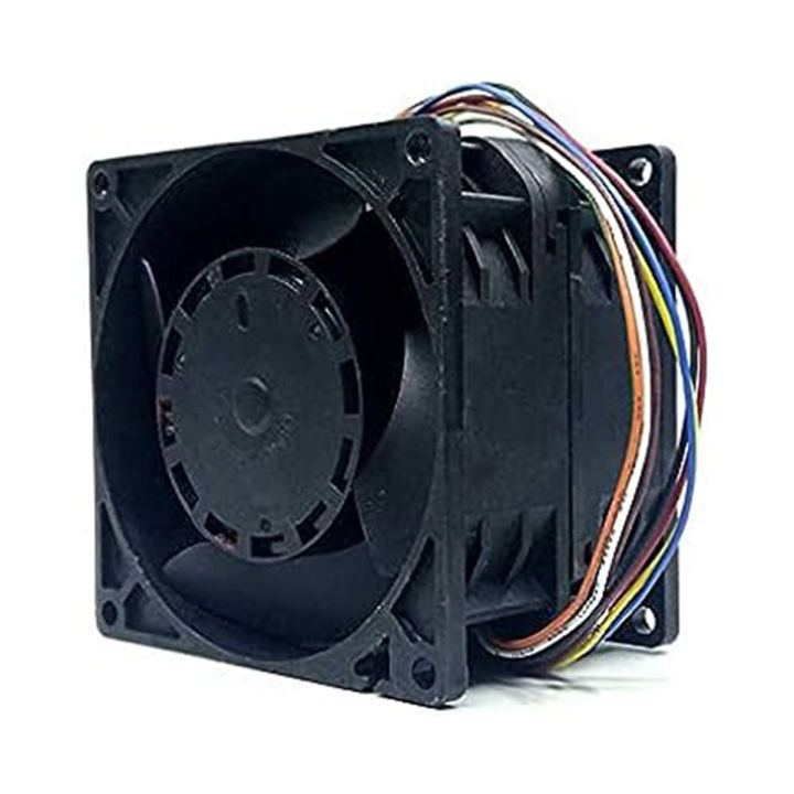 DC 12V 3.3A Double Server Large Air Volume Cooling Fan - Extremely High Speed Cooling Fan - Size: 80x80x85mm