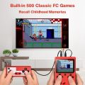 Handheld Gaming Console Video Game Box with Double Remote 400 Retro Games with Television Support SUP Gaming Box for Kids 3 Inch LED Screen. 