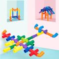 DIY Creative Building and Construction Toys  Pipe Building Block Toy for Kids - Multi Color. 