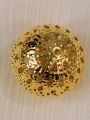 20 pcs Decorative Gold Metal Bead for Thread Tassel Embellishment | Hollow Ball Beads Diy Beads for Jewelry Making. 