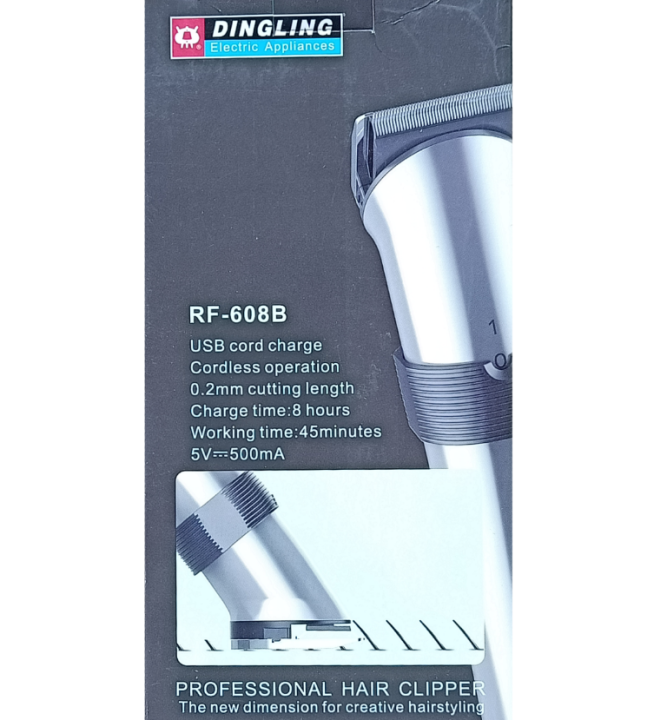 New%20Original%20Dingling%20Rf-608b%20Rechargeable%20Usb%20Charging%20Hair%20and%20Beard%20Trimmer%20Heavy%20Duty%20with%201%20adjustable%20comb%20100%25%20Original%20-%20Image%205