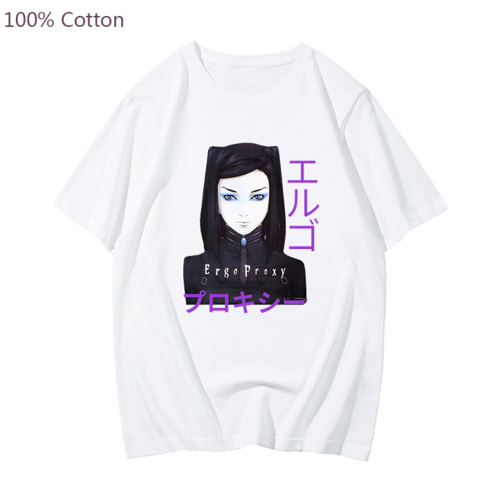 Ergo Proxy Re-l Mayer Japanese Anime T-shirts Cute Cartoon Manga Tshirt Men/women 100% Cotton Fashion Tee-shirt Graphic T Shirt