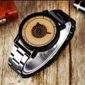 Trendy Men Watches Crystal Stainless Steel sports chain Analog Quartz Wrist Watch Bracelet Chic Stylish Watches Men new design Fashion Watches. 
