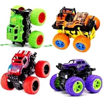 Friction Powered Monster TRuck Toy For kids-Die cast vehical