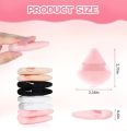 Triangle Powder Puff Face Soft Triangle Makeup Puff Velour Cosmetic Foundation Blender Sponge Beauty Makeup Tools. 