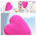 Love Cleansing Brush Heart Face Washing Exfoliator Scrubber Massaging Manual Cleaning Facial Silicone Miss. 