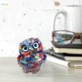 Modern Owls Figurine Home Collectibles Craft DIY Hand Carved Owl Statues for Bedroom Living Room Tabletop Decor. 