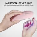 🌸 SUN Mini DC Power 6 W UV/LED Foldable Nail Art Light with USB Cable Professional USB Mini Gel Nail Lamp for Fast, Safe & Easy Nail Art. 