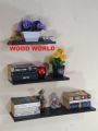 Pack of 3 BLACK (12 x 6 16 x 6 20 x 6) Wall hanging Floating Shelves,Book Shelf,Display decorative items, display Rack for Room/Kitchen /living room Storage/Display Rack/Photo Frames. 