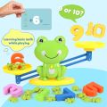Libra Frog Balancing Math Toy Physical Balance Scale for Kids Learning Mathematics Calculating Parents Teaching Aid. 