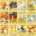 25 Styles Pokemon anime Metal Coin Charizard Commemorative Coin Pikachu Cards Playing Game Plated Favorites Gold Kids Toy Gift. 