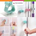 Techmanistan Random Color Self Adhesive Wall Mounted Mop Holder Mop Hook Broom Clamp, Bathroom Mop Holder, No Trace-Free Punching Nail-Free Mop Clip, No Drilling Mop and Broom Holder, Brush Broom Hanger. 
