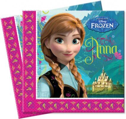 FROZEN THEME NAPKINS ( PACK OF 20 NAPKINS )