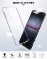 Sony Xperia 1 ii Mark 2 Back Cover Crystal Transparent Soft Clear Silicon Ultra Thin Protective Case. 