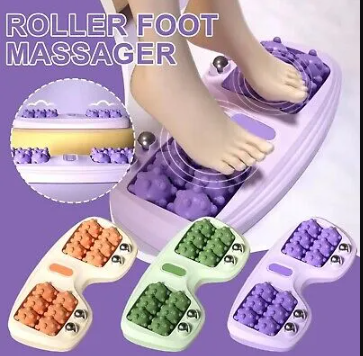 Foot Massager Roller Plastic Feet Heel Massage Tools for Roller Massage Reflexology Tool,Heel, Arch, Muscle Aches, Foot Pain, Stress,Fasciitis Relief, Relaxation