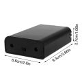 Universal DIY 3x 18650 Battery Case Box 12V Mobile UPS Power Supply Charger for LED Light WiFi Router and more. 