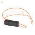 LED Visor Glasses Cybergoth Goggles Cosplay Party Eyewear Orange. 