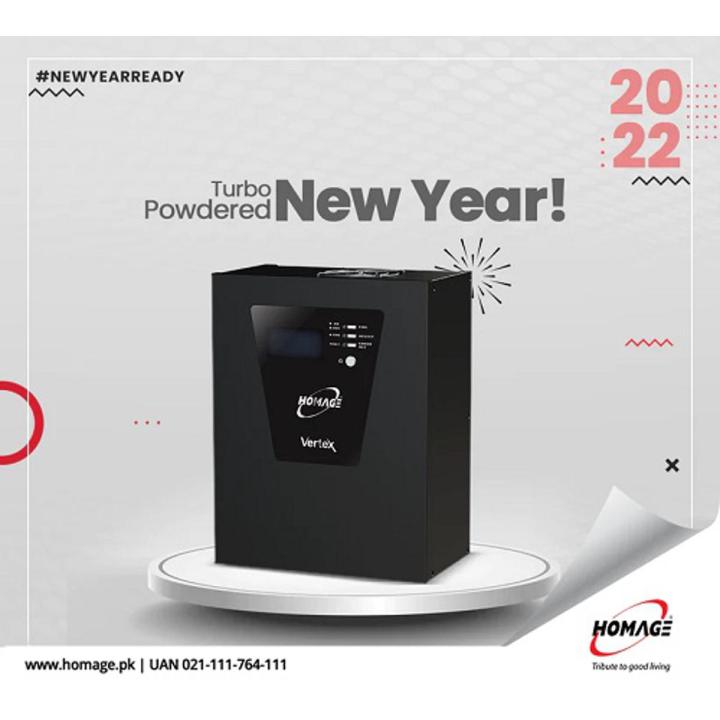 Homage Vertex ( SOLAR SUPPORTED INVERTER) HVS-1214-SCC 1200VA 1000Watts 12VDC 230VAC