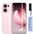 Oppo Reno 13 Pro Temper Glass UV protector Glass  Protector jell Tempered Full Curved Glass For reno 13 pro. 