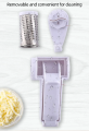 Hand held Rotary Grater cheese cutter slicer grater. 