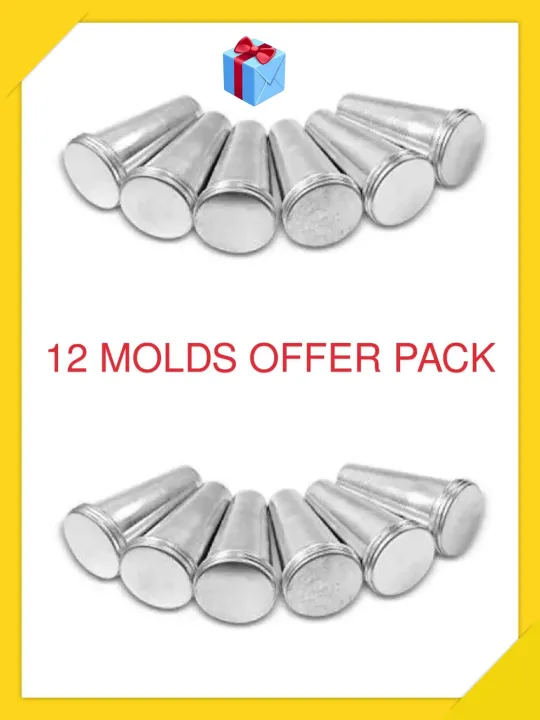 Hania%20s%20mould%20Aluminium%20Kulfi%20Mould/Qulfi%20Maker%20(Pack%20of%2012)Kulfa%20Mold%20steel%20silver%20Ice%20Cream%20Maker%20Popsicles%20-%20Image%206
