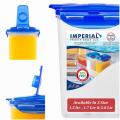Imperial Aqua Fridge Door Water Jug with Handle BPA Free Plastic Pitcher with Flip Top Lid Perfect for Making Teas and Juices, 1.5Ltr , 1.7Ltr , 2Ltr  Blue. 