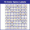 Jar Labels Urdu & English (35 & 70) - Customizable - 1.5 inch - Easily Peelable and Applicable Jar Stickers by Prime Impressions. 
