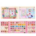 68 Colors Cartoon Design Multicolored Matte Eyeshadow Palette with Puff Sticks Glitter Sequins Eye Shadow Professional Make Up. 