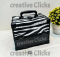 MAKE UP STORAGE BOX, VANITY BOX, ALUMINIUM MAKE UP CASE WITH 4 CANTIEVER STORAGE TRAYS - MEDIUM. 