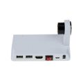 Android Mini PC TV Stick Holder (All in one Dock) - White. 