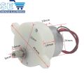 32MM Micro 300 Gear Motor DC 6V-12V 3-7RPM Slow Speed High Torque Mute Motor. 
