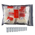 100 pcs/10 sizes Natural French Acrylic Nails. 