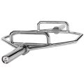 Gymax 58'' Chrome Finish Olympic Hex Bar 2 Handles Squats Deadlifts Shrugs Power Pulls. 