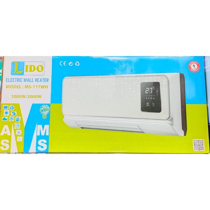 Electric Wall Heater Mounted LIDO