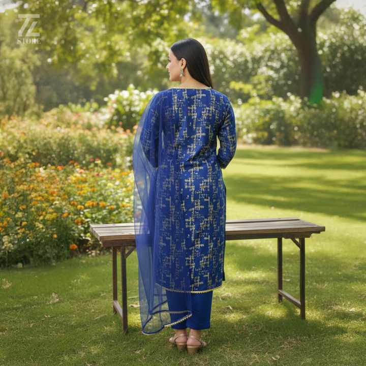 Women%E2%80%99s%20Unstitched%203%20Piece%20Printed%20Suit%20%E2%80%93%20Design%204108%E2%80%93Kameez%20Trouser%20with%20Net%20Dupatta%20-%20Image%202