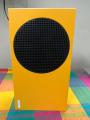 xbox series s skin yellow skin with 2 controller. 