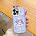 For OPPO A17/A17K Back Cover Cartoon Cute Girl Fairy Pattern Phone Case Monster Lens Phone Shell Soft Protective Cover Shockproof Cellphone Casing. 
