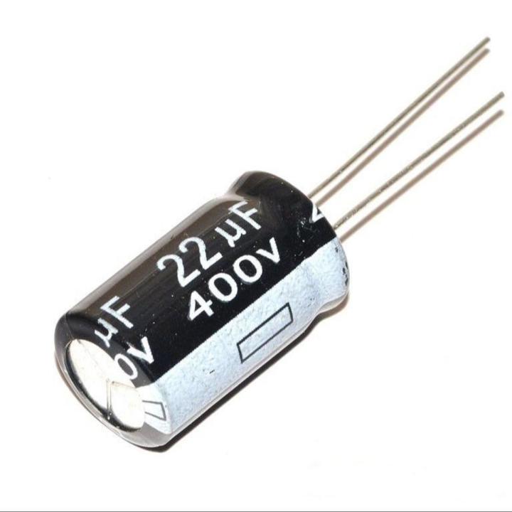 1 Piece Electrolytic Capacitors 22uF 400V Capacitor 22 uf - 400 Volt